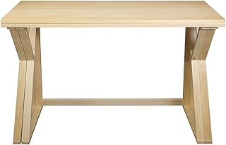 Aztecs Folding Console to Dining Convertible Table with Solid American Basswood