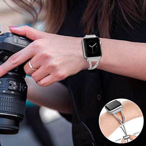 Aottom Compatibile per Cinturino Apple Watch 38mm