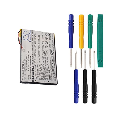 2200mAh Battery for Apple iPod 1st, 2nd Generation with 7/pcs Toolskits