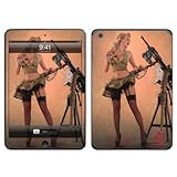 Diabloskinz B0086-0064-0027 selbstklebender Vinyl-Skin für Apple iPad mini Pin-Up Sam