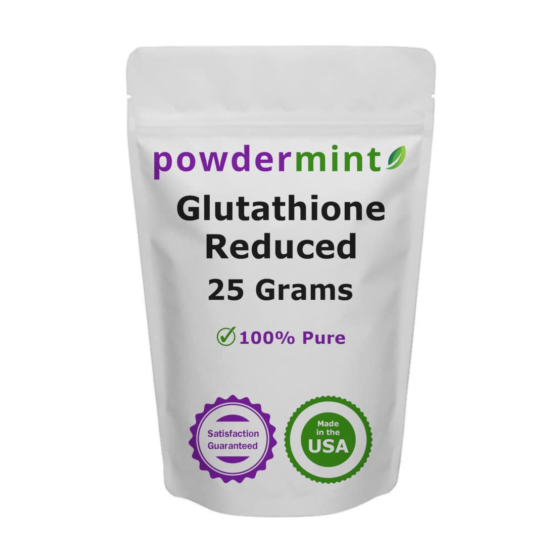 Glutathione Powder 100 Pure Antioxidant Vegan Gsh 25 Grams