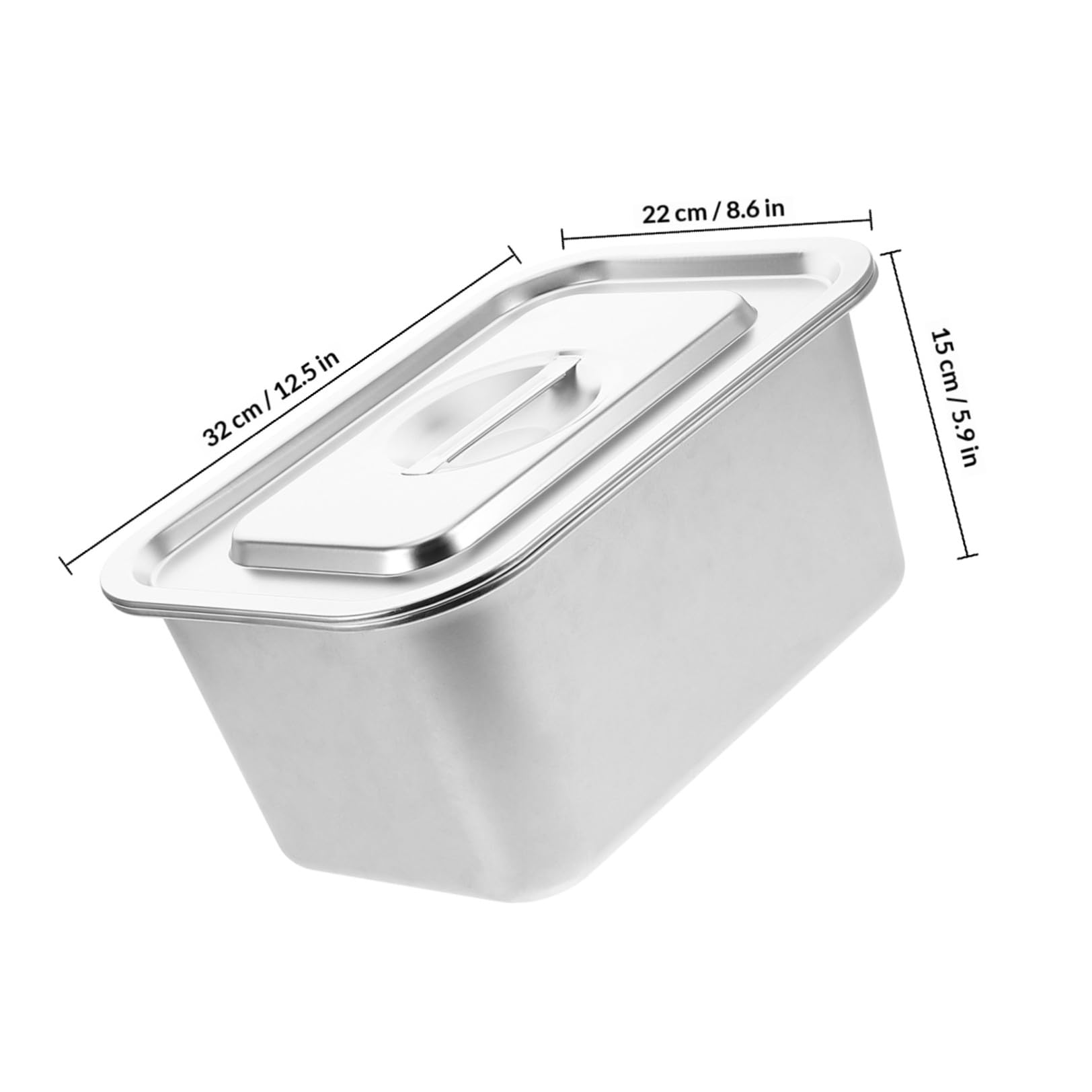Bac à Compost Compact et Pratique avec Couvercle Cuisine en Acier Inoxydable pour Déchets Alimentaires sur Plan de Travail