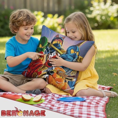 Coussin Ninjago doux pour peau sensible, la solution déco saine - 5