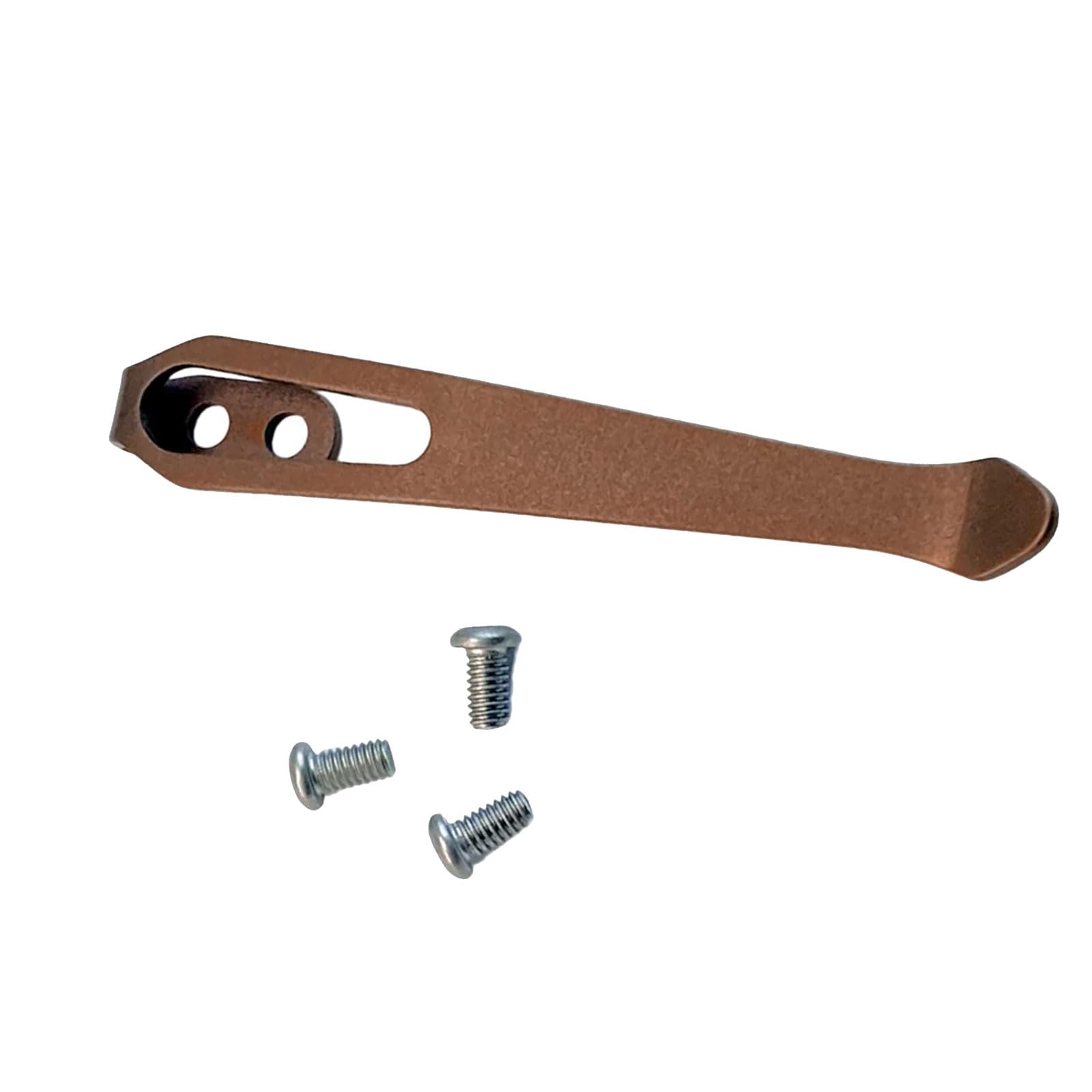 Oxxggkao Rose Gold Duty Pocket Clip Back Clamp Attachment For Cutter Enthusiasts And Tool Component Upgrades Carry Tool Clip Replacement