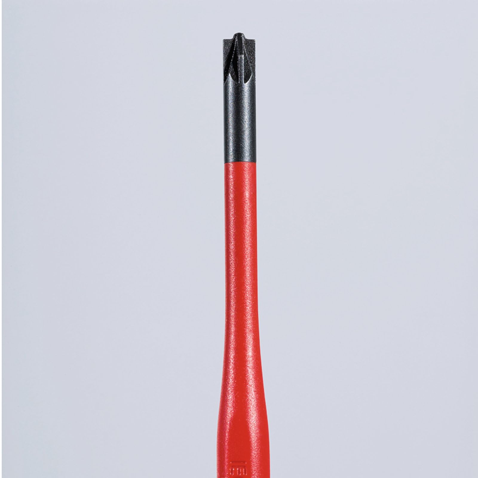 KNIPEX 98 25 01 VDE Insulated Pozidriv Screwdriver, PZ1 x 80mm, Red and Yellow - Image 2