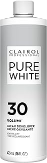 Pure White 30 Volume Hair Developers for Lightening & Gray Coverage
