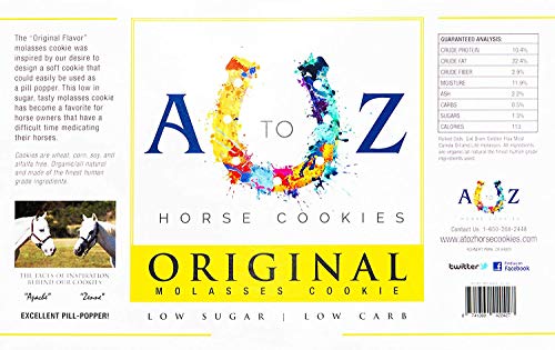 Horse Treats Original Flavor, A Softer Cookie/Pill Popper Made w/Lite Molasses, Low Carb/Sugar, Wheat, Corn, Soy & Alfalfa Free. Natural Human Grade Ingredients, 10 lbs - Image 6