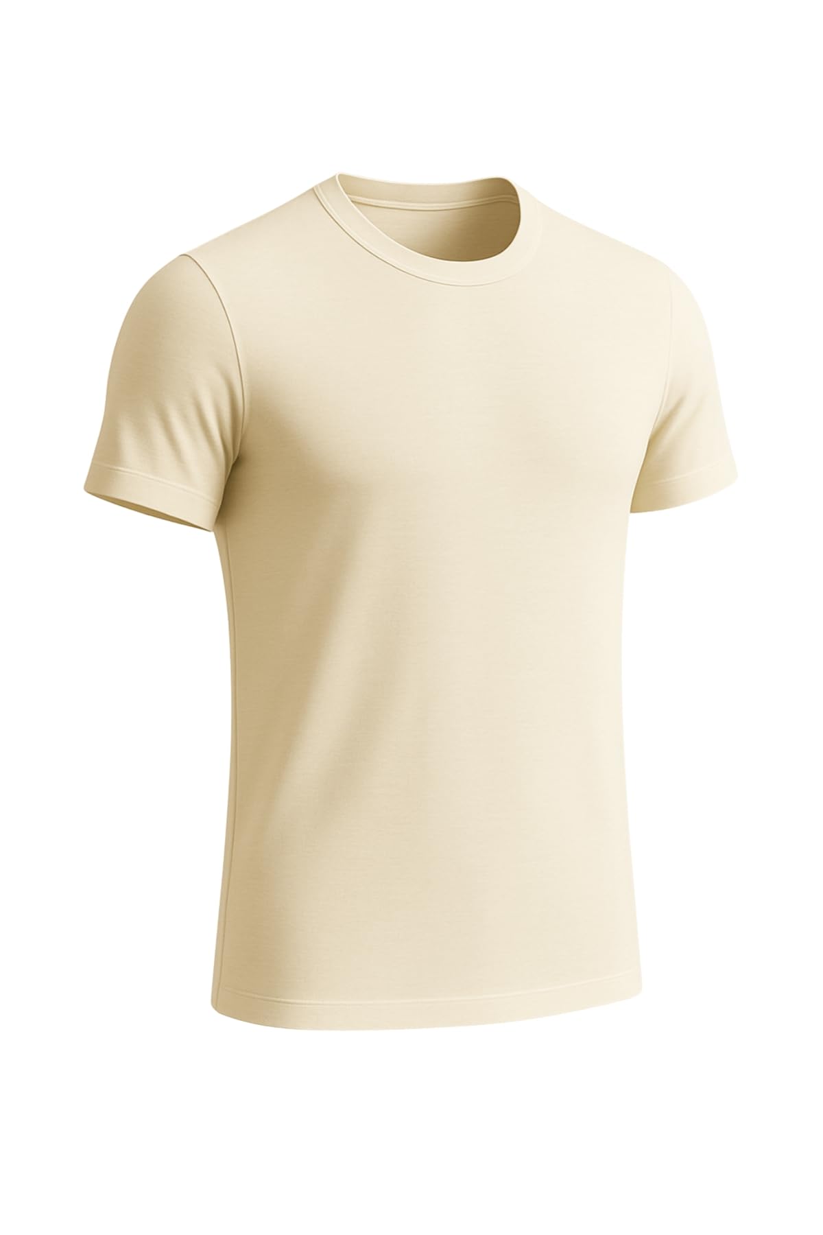 LADY·C Maglia Intima Uomo Manica Corta Cotone e Lana – Girocollo Traspirante – Interno 100% Cotone, Esterno Lana – Comfort Naturale Tutto l’Anno