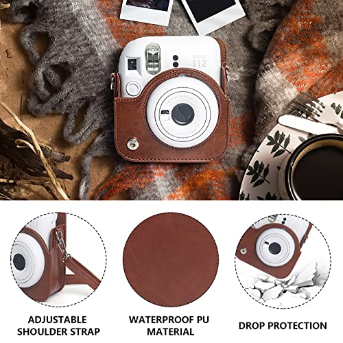 Funda Protectora para Cámara Instax Mini 12 Marrón miniatura 3
