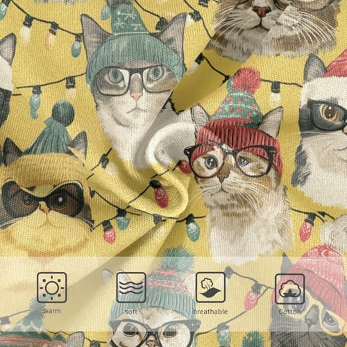 Girls Underwear Soft Cotton Christmas Cat Kids Panties in Sizes 2/3t, 4t, 5t, 6 and 83