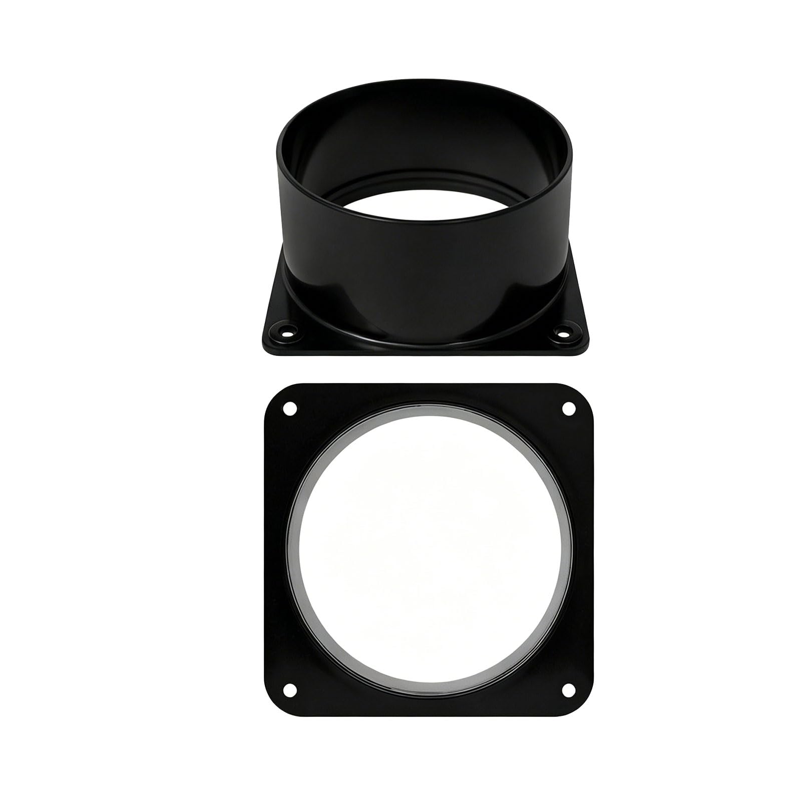 Air Duct Flange Fitting Dryer Vent Wall Plate System Ventilation Flange Pipe Connection Exhaust