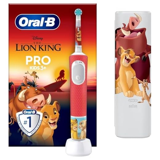 Oral-B Pro Kids - Cepillo de dientes eléctrico para niños a partir de 3 años, incluye modo Sensitiv+ para cuidado dental, cerdas extrasuaves, 1 cabezal de repuesto, 1 estuche de viaje, color blanco y