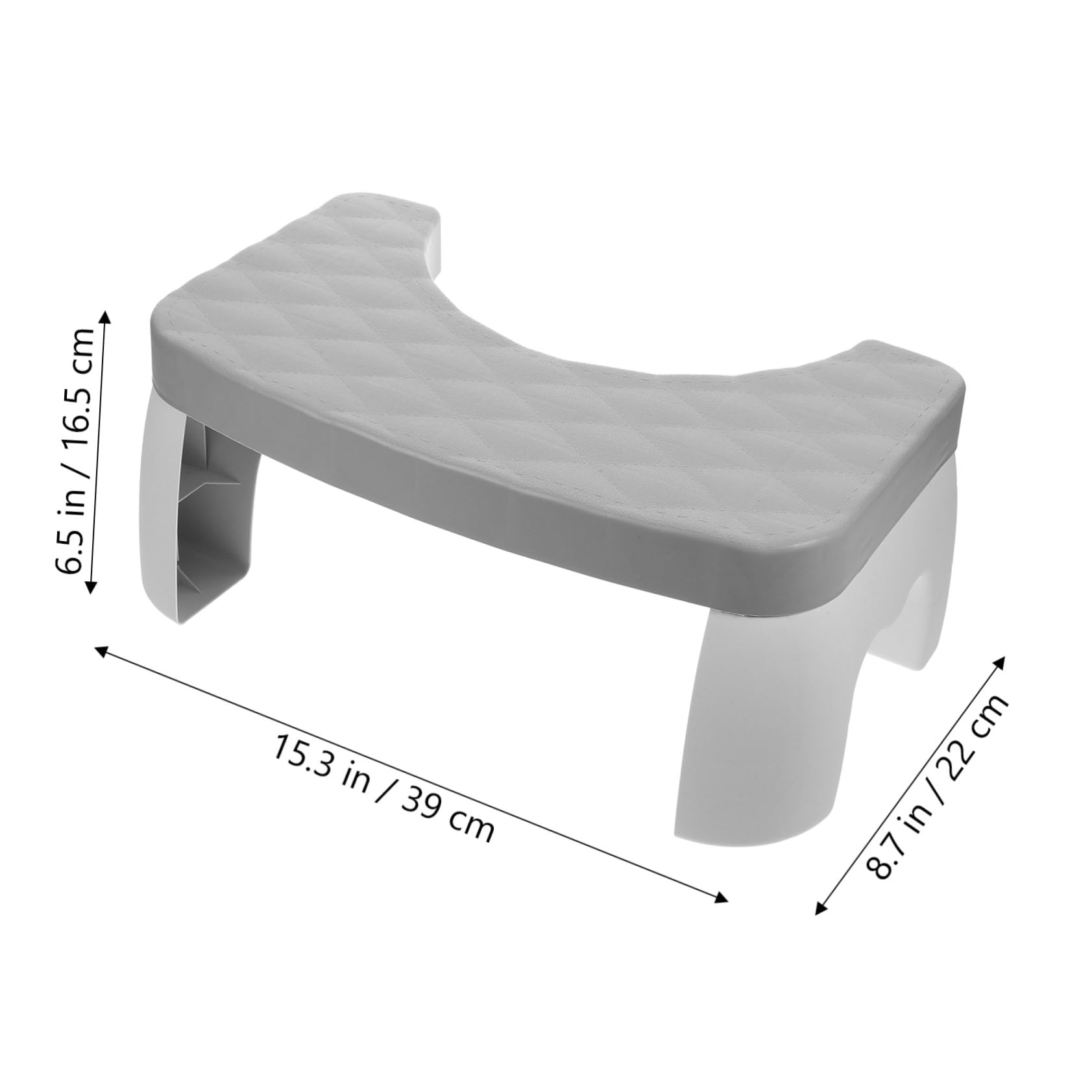 Cabilock Squatting Footstool for Adults Slip Toilet Stool for Improved Posture and Comfort Bathroom Footrest for Pregnant Women Easy to Clean