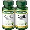 Nature's Bounty Garlic Extract 1000 mg Softgels for Cardiovascular Support,100 ea (Pack of 2)