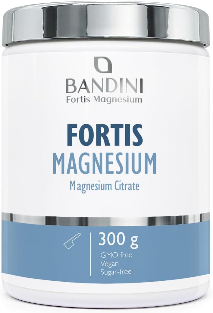 Fortis Magnesium 300gr Vegan - Complete Mag Powder - Based on Magnesium Carbonate - Strong Laxative for Constipation, Anxiety and Stress, Memory - Reduction of Tiredness and Fatigue