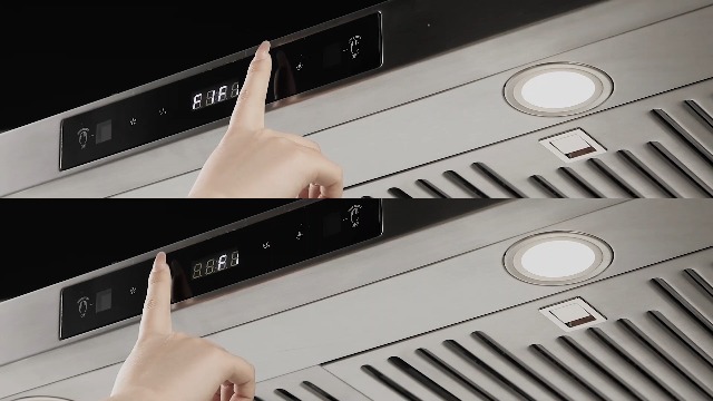 Image of Range Hood 36 inch Under Cabinet with 900CFM, Stainless Steel Kitchen Vent Stove Hood, Touch Control, Permanent Stainless Steel Filters，Ducted Vent, Top and Rear Vents