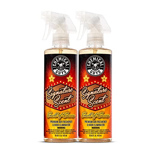Image of Chemical Guys AIR 069 1602 Signature Scent Premium Air Freshener and Odor Eliminator, Long-Lasting Scent, Great for Cars, Trucks, SUVs, RVs & More,16 Fl Oz (Pack of 12)