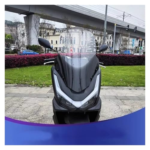 Pare-brise pour PCX160 et PCX125 2025 déflecteur de vent noir et transparent 66cm