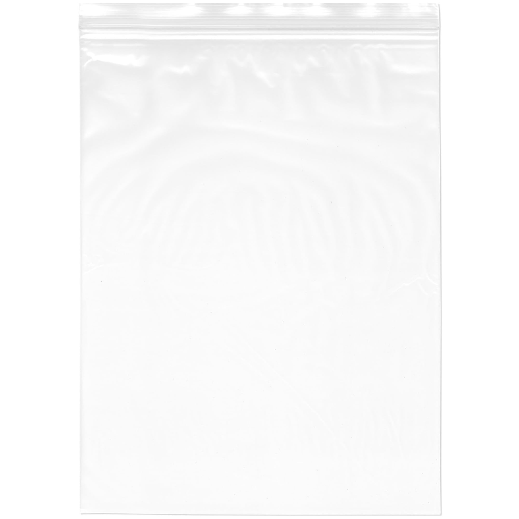 Plymor 12" x 16" (Pack of 100), 2 Mil Zipper Reclosable Plastic Bags