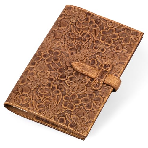 Thryxop Leather Bound Journal - 8.8 x 6.3 inches, 60 Pages Sketch...