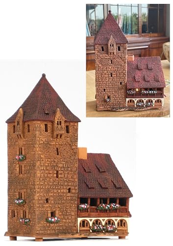 Midene Houses and Villages Collection - Handmade Christmas Village Collectible
