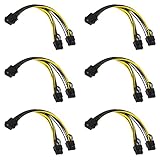 [8 pines a 6 pines] La interfaz del divisor PCIE de 8 pines se puede quitar como 6 + 2 pines. Es fácil de instalar y satisface sus diversas necesidades.