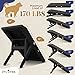 Dog ramp for Couch – Non-Slip, Sturdy Build Foldable Dog ramp – Supports up to 200lbs – Adjustable 7'' to 20'' – Landing Platform Seamlessly Connects – Birchwood Pet Ramp for Small Dogs – Black