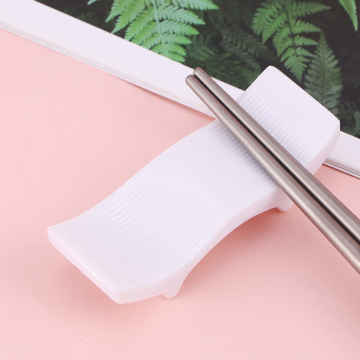 Support de baguettes, 5 pièces, présentoir de baguettes en mélamine, support de cuillère en porcelaine imitation, support de baguettes, oreiller de repose-cuillère pour la maison, le restaurant, la s