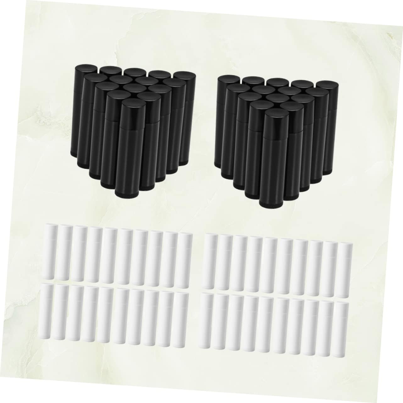 50pcs Empty Lip Balm Tubes 5G PP Refillable Containers for DIY image 4