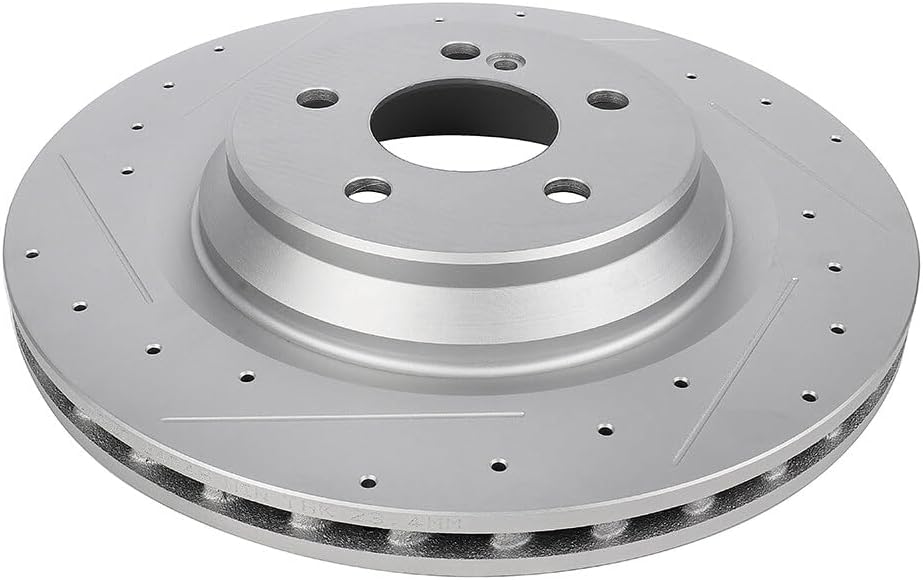 SCITOO Rear Disc Brake Rotors Kits Fit For Mercedes-Benz CL600 2007-2014,For S600 2007-2013,For SL600 2004-2009