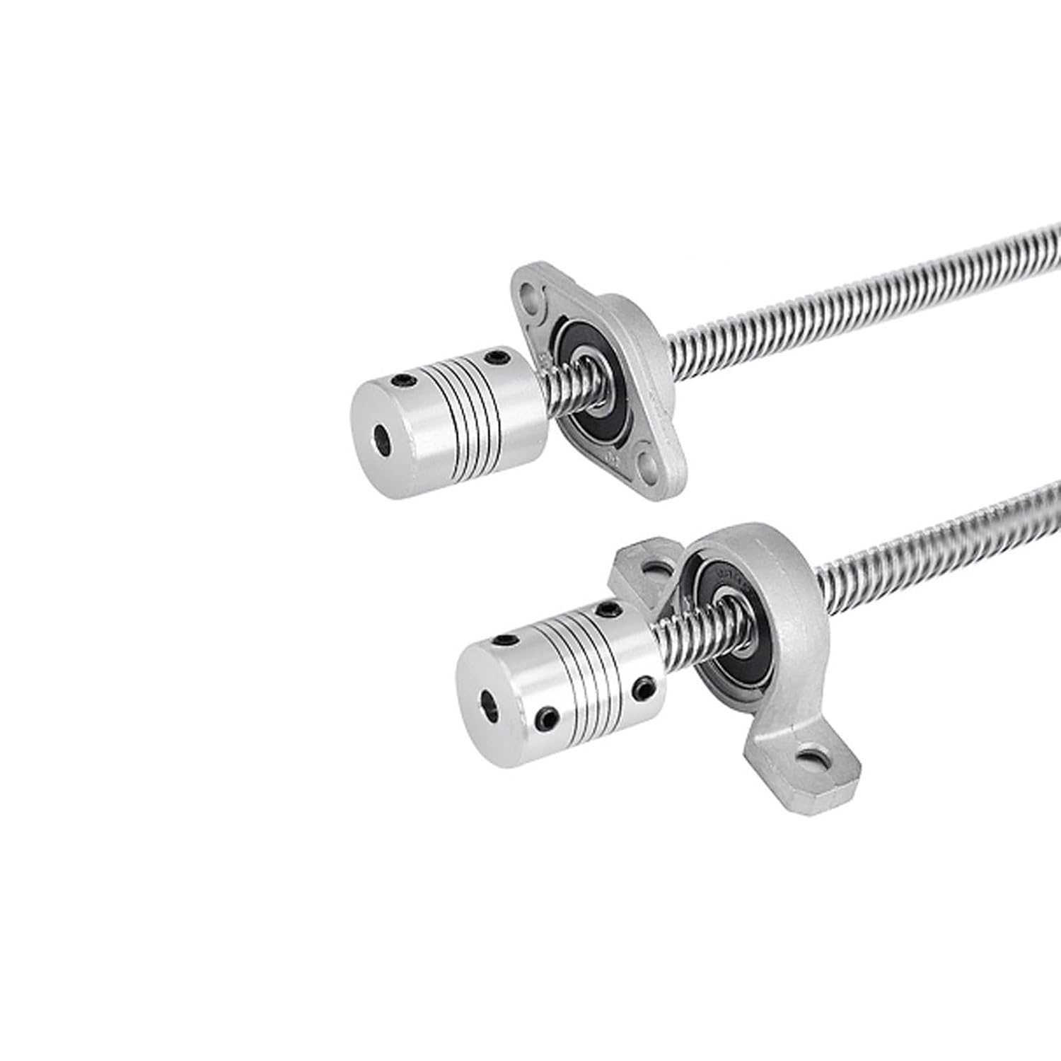 6mm to 12mm Shaft Coupling, D25mm x L30mm Flexible Beam Coupling, Aluminum Alloy Shaft Coupler Joint Connector for 3D Printer, CNC Machine, DIY Encoder AMD Motor Accessories