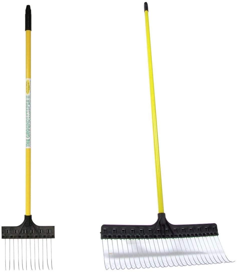 TRG IncTRG Inc. Deluxe Leaf Rake 21" with Deluxe Shrub Rake 9.5" (Bundle, 2 Items)