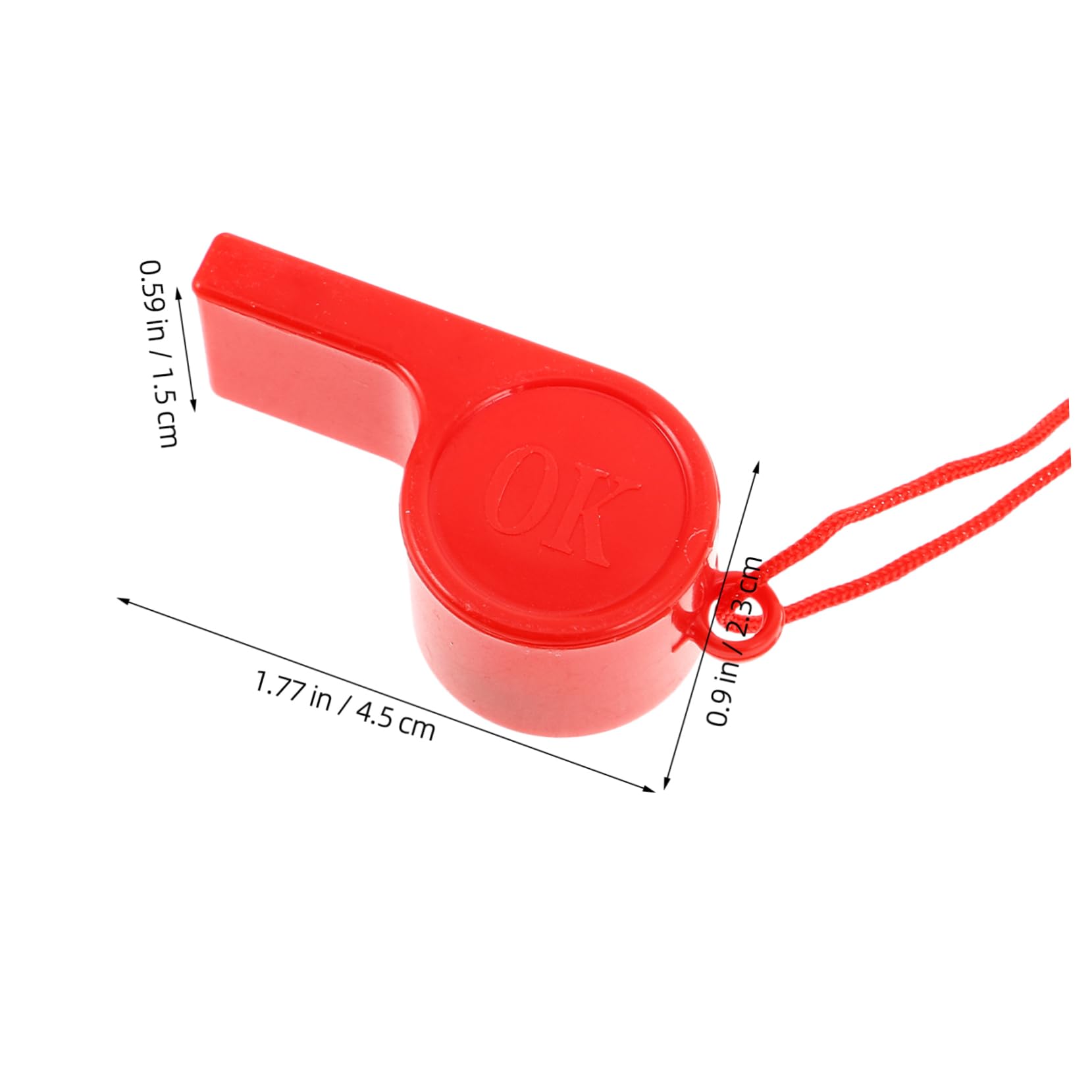 24Pcs Colorful Whistles for Multi Function Cheering Referee Whistles Loud Outdoor Racing Whistle for Sports Competitions and Events