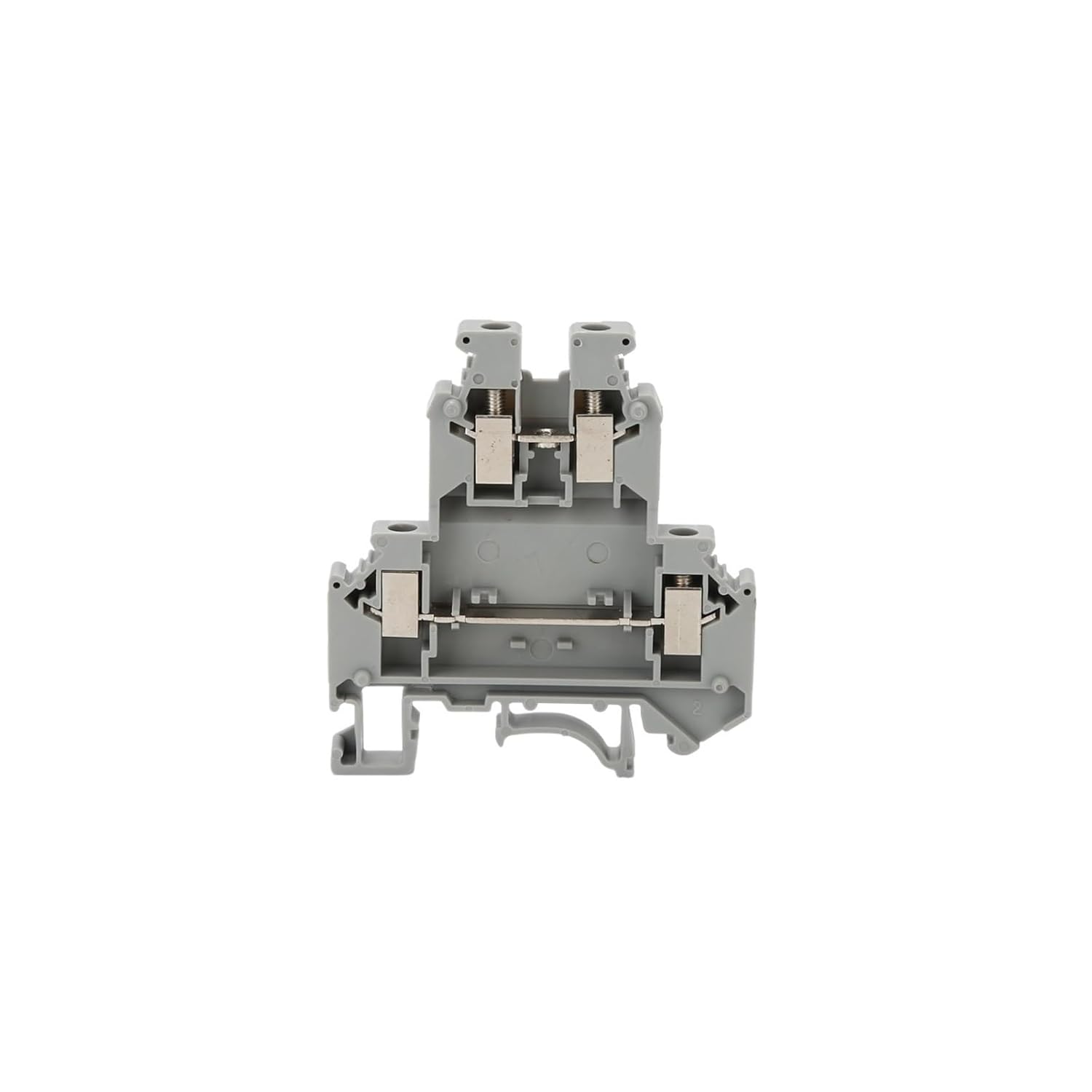 10pcs UKK5 Screw Double Layer 2 Layer 4 Conductor Strip Wire Connector DIN Rail Terminal Block