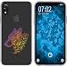 Produktbild PhoneNatic Case kompatibel mit Apple iPhone Xr Silikon-Hülle Floral Wolf M3-3