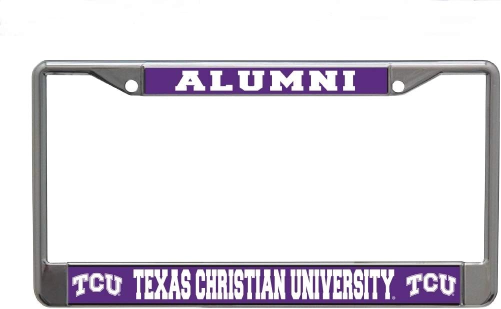TCU Texas Christian University Alumni Photo License Plate Frame