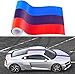 NA All-Pie 2M Auto Streifen M-Colored Flagge Aufkleber Motorhaube Deko Strip Folie Sticker