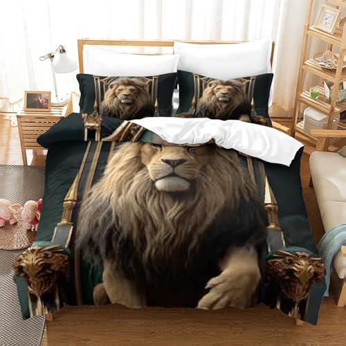 Parure de lit microfibre Lettre Royale K au toucher soie durable - 3