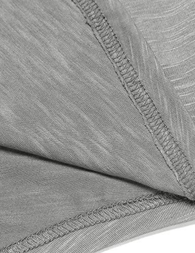 Coshow T-shirt voor heren, T-shirt voor heren, muscle T-shirt, lichtgrijs, XL - Image 7