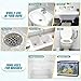 35.5 Inch Drain Clog Remover Tool (1pc), 30 Inch Sink Snake Drain Tool (5 pcs) & 59 Inch Tube Drain Brush (3 pcs), Effective Hair Drain Clog Remover for Toilet, Kitchen Sink, Bathroom, Shower, Sewer