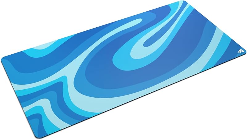 Almohadilla de ratón para juegos GMP 2 - Océano - XXL - Almohadilla de ratón a prueba de derrames, optimizada para sensores de juegos, superficie equilibrada para velocidad y control, bordes antidesgaste - 915 mm x 460 mm x 3 mm - Alfombrilla de escritorio 2XL