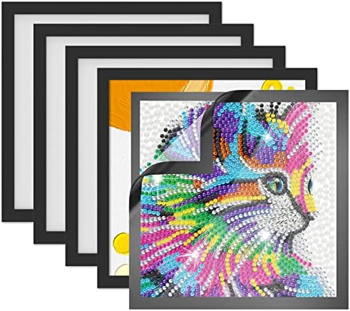 5PCS Diamond Art Painting Frames - Magnetic Diamond Art Frame Sel...