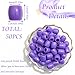 VENOFEN 50PCS Purple Hair Beads Dreadlock Jewelry Cute Pony Beads Loc Accessories Acrylic Bead Hair Decoration for Kids Girls