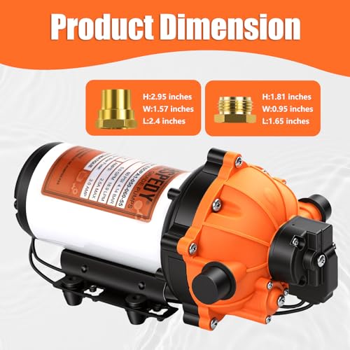 Image of Upgraded 55-Series 115VAC 5.0 GPM, 60 PSI Self-Priming Water Pressure Pump