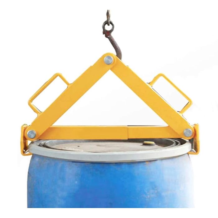 Buy Cushion Vertical Oil Drum Lifting Clamp, Alloy Steel Barrel Hook