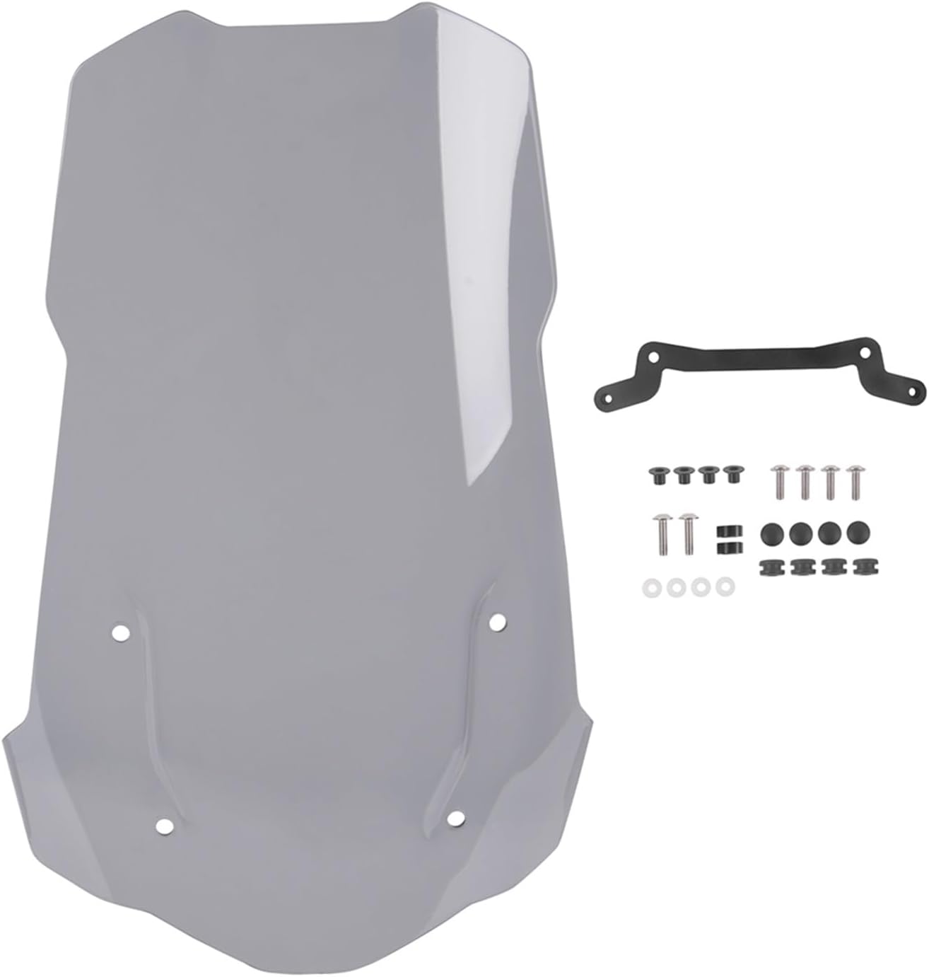 Motorcycle Wind Deflector Windscreen Motorcycle Wind Deflector Screen Shield Accessories Fit for Tiger 900 GT Pro Low 2020-2023 Motorcycle Windscreen (Color : Light Smoke)