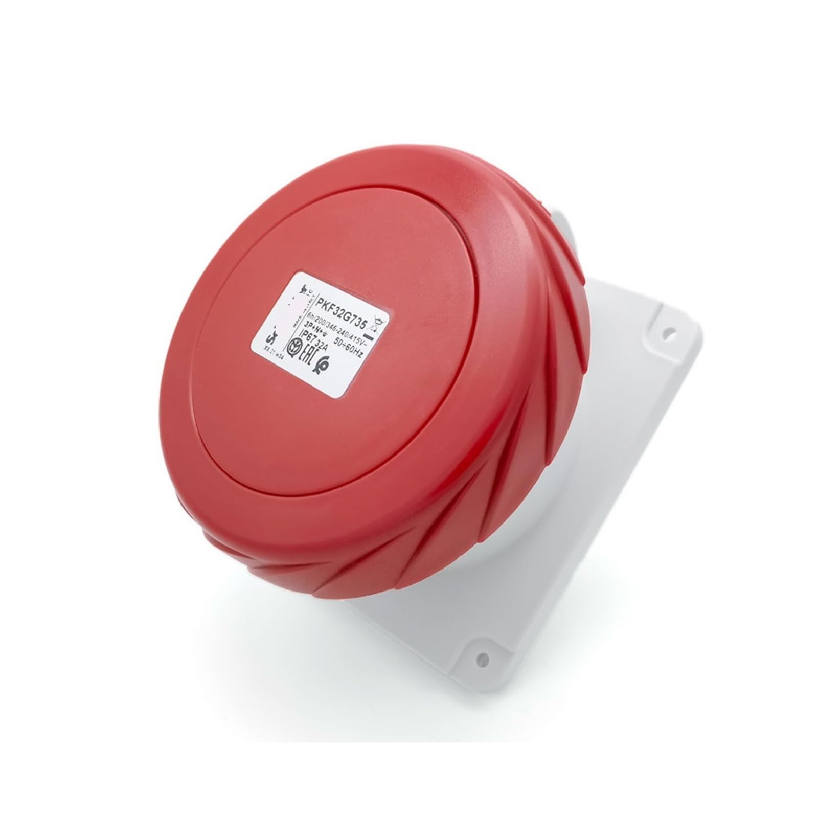 Toma industrial recta oculta de cinco núcleos alta resistencia IP67 16A PKF16G735