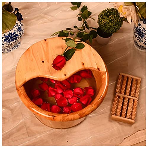 Spa de pies de madera, 30 cm de alto miniatura 3