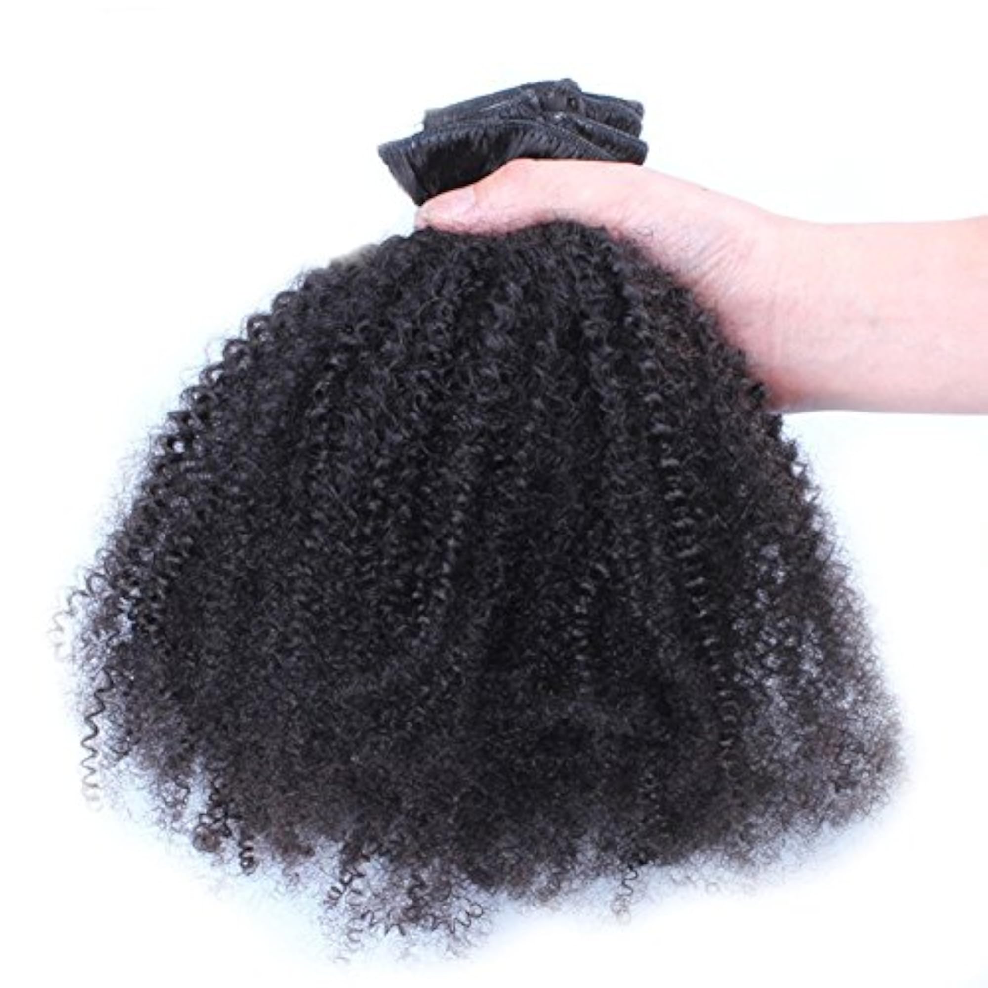 Afro Kinky Curly Clip In Human Hair Extensions
