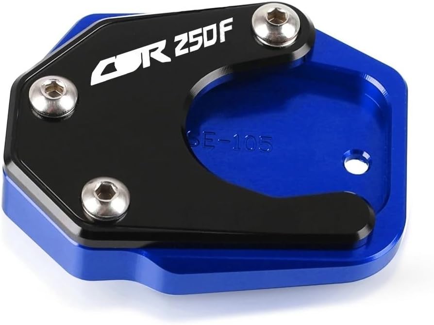motorcycle Foot Plate Pad FOR H&onda CBR500R CBR 500 R 2013-2015 2018 2019 2020 2021 Motor Sled Sidestand Kickstand Foot Pad Side Stand Enlarge 2022 2023, Blue CBR250F